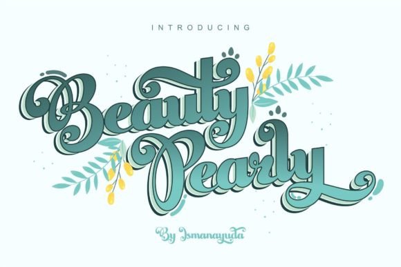 Beauty Pearly: A Typeface for Elegant Editorial Design