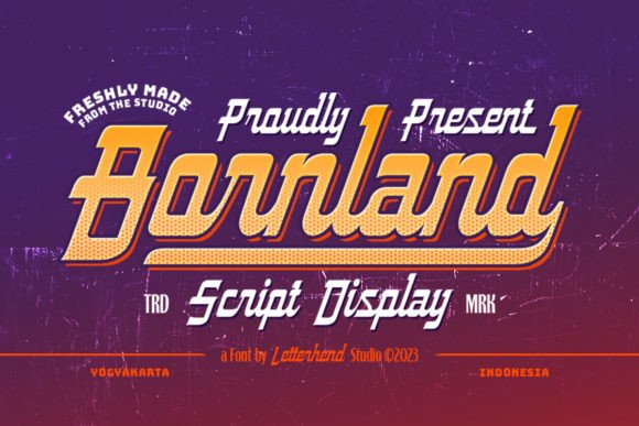 Borndland: A Font That Brings Urban Energy to Brand Design