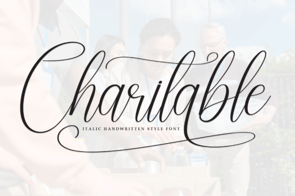 Charitable: A Script Font Built on Quiet Confidence