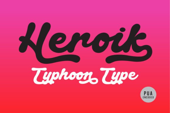 Heroik: The Elegant Script Font for Your Creative Projects