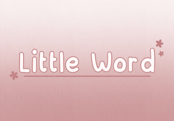 Little Word: A Delicate Script for Discerning Projects