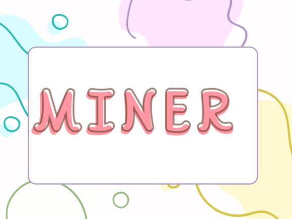 Miner: A Cheerful Display Font for Editorial Projects