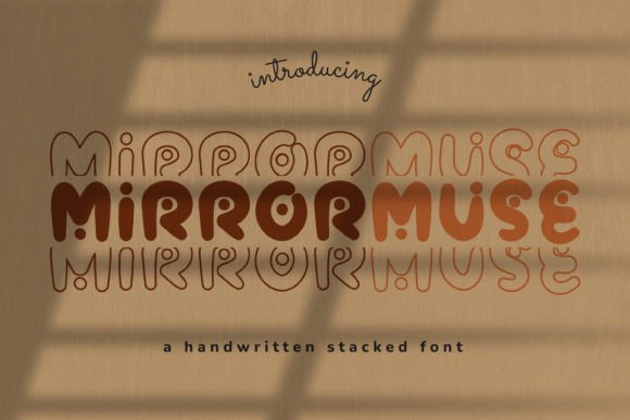 Mirrormuse: A Script Font That Feels Like Magic