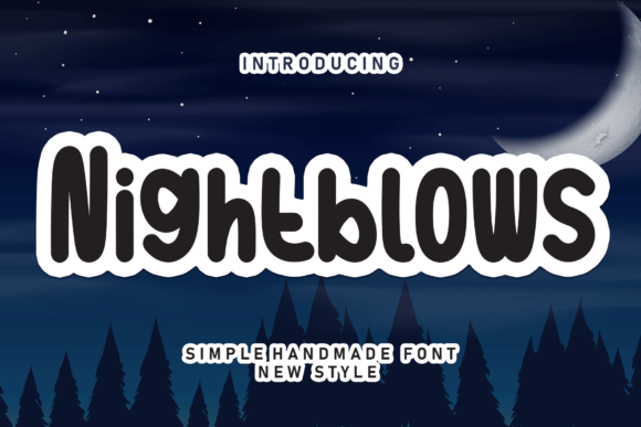 Nightblows: An Editorial Typeface for The Bold and Mysterious