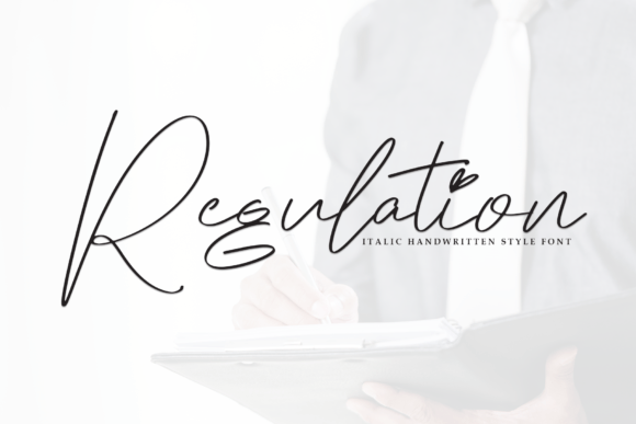 Regulation: A Romantic Font for Distinctive Branding