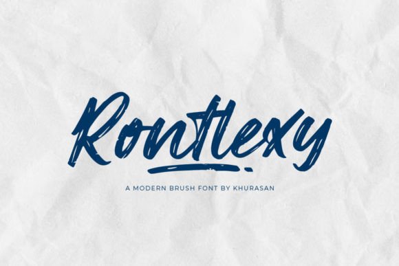 Rontlexy: A Script Font with Modern Finesse