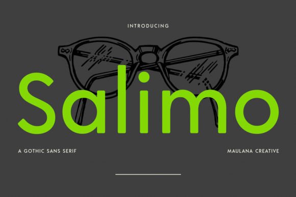 Salimo: A Clean Sans Serif with Unexpected Character