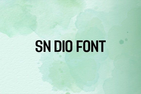 Sn Dio: A Script Font with Editorial Charm