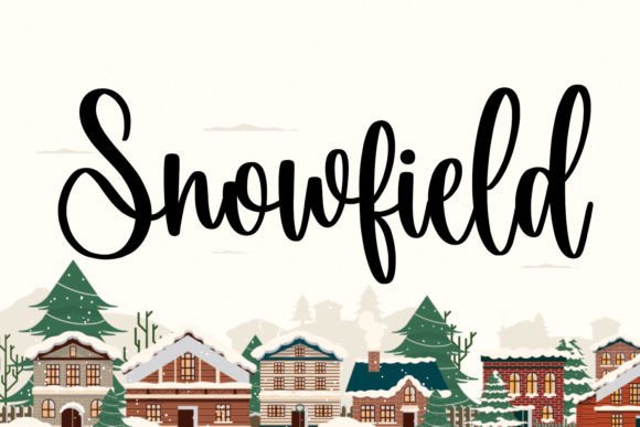 Snowfield: The Elegant Handwritten Font for Your Winter Campaign