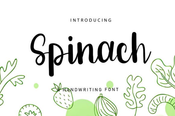 Spinach: A Quirky Handwritten Font for Business Owners