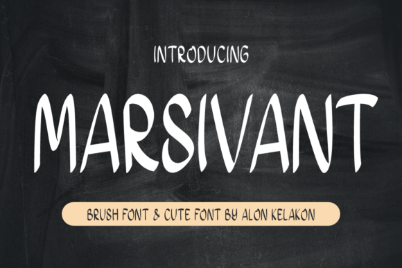 Using Marsivant Font for Real Branding Projects