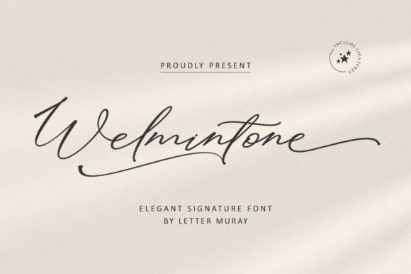 Welmintone: A Magical Script Font for Consistent Branding
